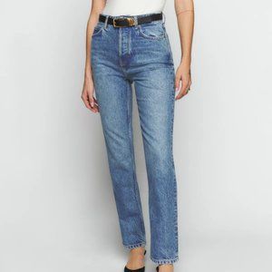 Cynthia High Rise Straight Jeans